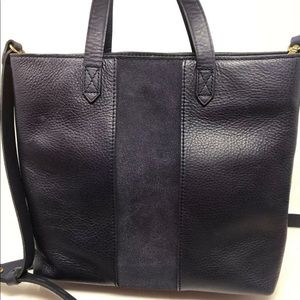 Madewell Small Transport Leather suede Crossbody